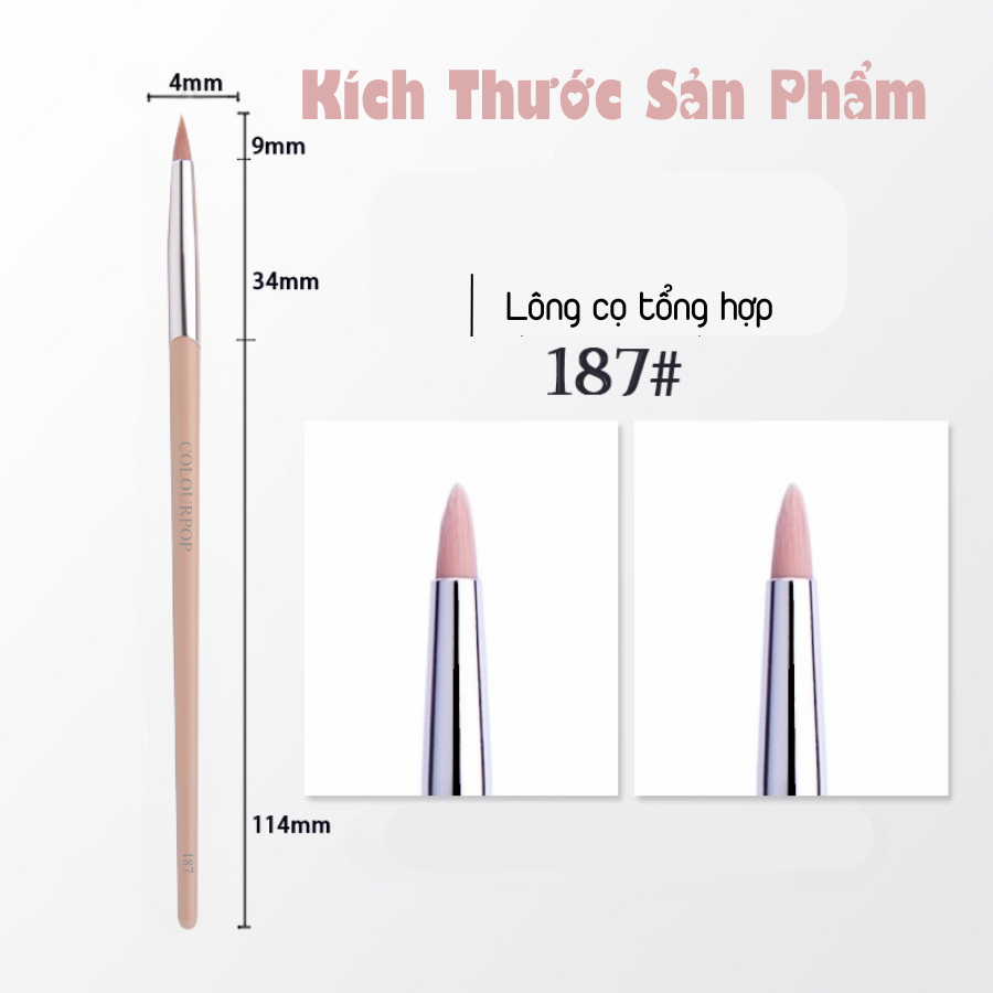 Cọ Kẻ Viền Mắt Và Bọng Mắt COLOURPOP Lip Liner Brush C187